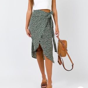 Princess Polly Floral Wrap Skirt
